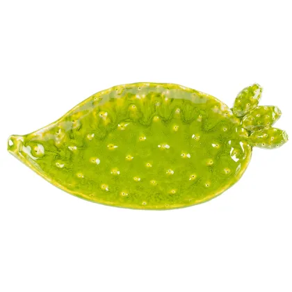 Zdjęcie Unikatowy ceramiczny talerz w kształcie liścia - Virginia Casa