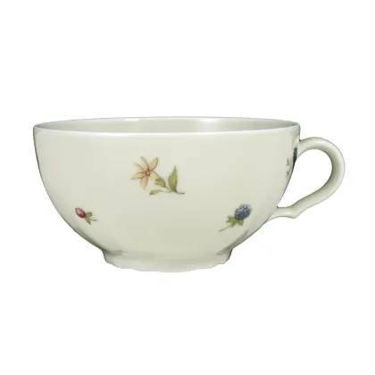 Zdjęcie Ekskluzywna porcelanowa mała filiżanka do herbaty w kolorze kości słoniowej - Seltmann Weiden
