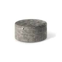 Picture Stylish Italian round pouffe for the living room or bedroom
