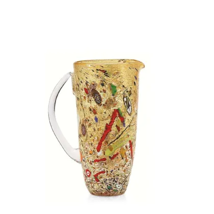 Zdjęcie Artystyczny włoski dzbanek ze szkła murano (22 cm)