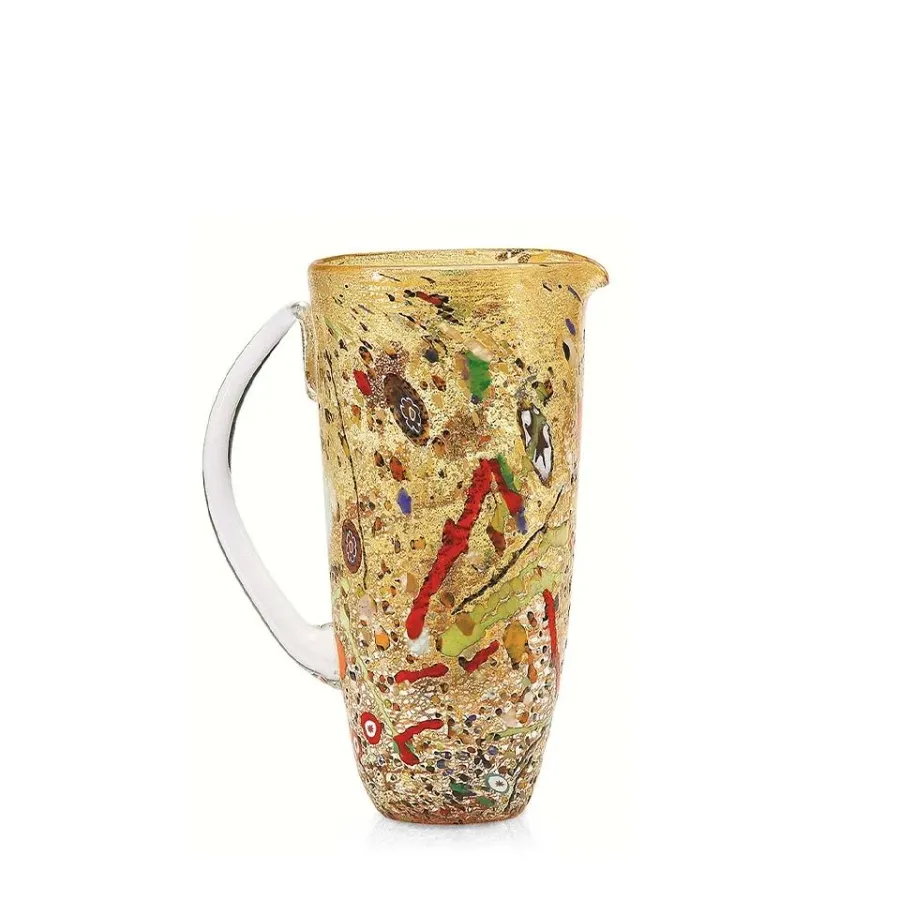 obrazek 1 Artystyczny włoski dzbanek ze szkła murano (22 cm)