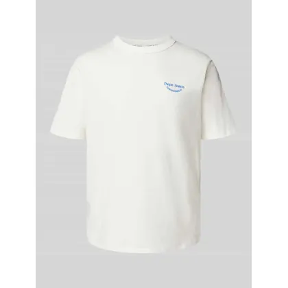 Zdjęcie T-shirt z wyhaftowanym logo model ‘Aris’