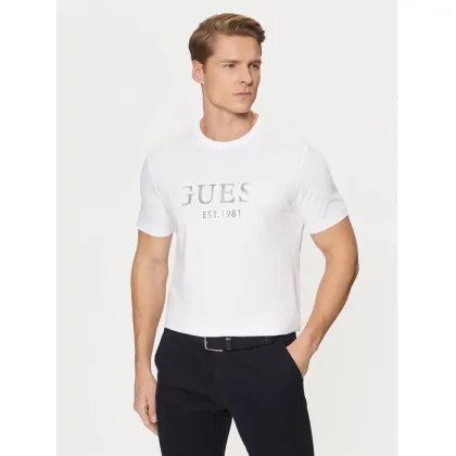 Zdjęcie Guess T-Shirt M5RI12 J1314 Biały Slim Fit