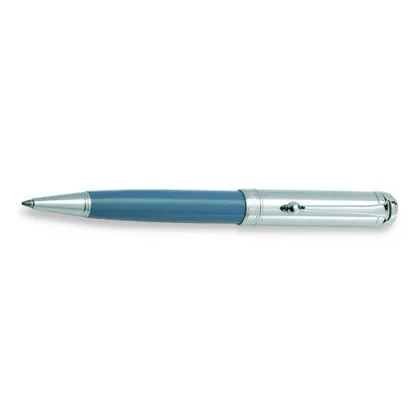 Picture A beautiful ballpoint pen in a delicate blue color - Aurora