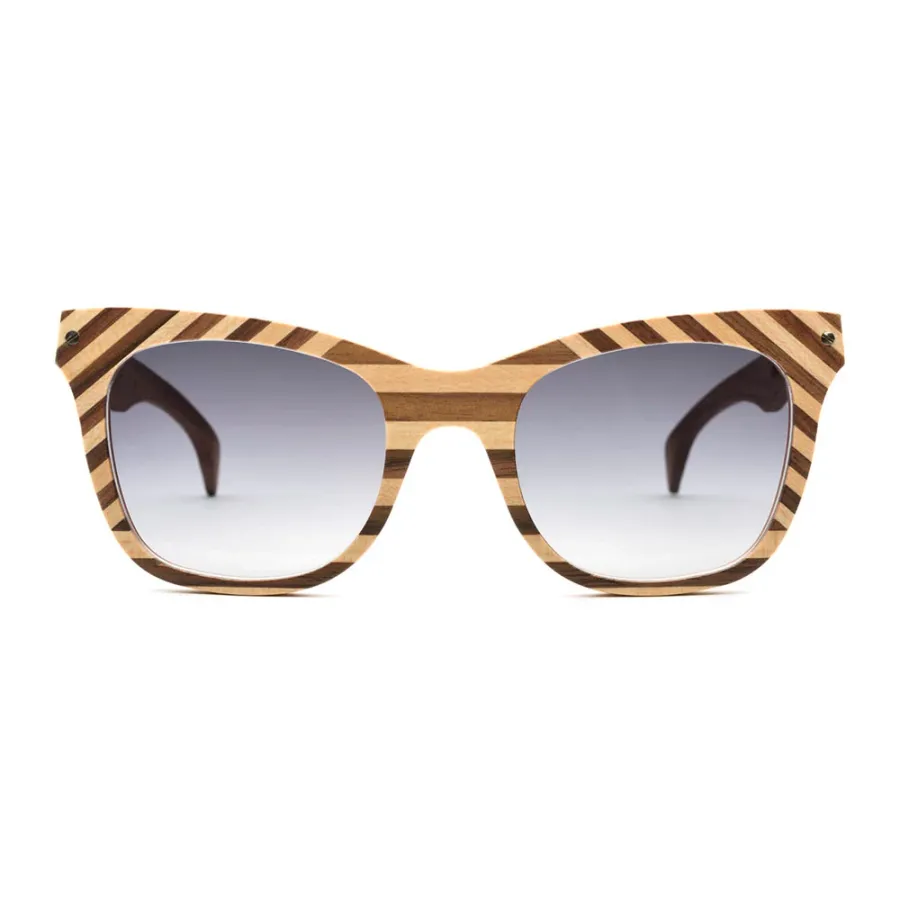 obrazek 1 Włoskie, drewniane okulary dla stylowej kobiety - Legno Light