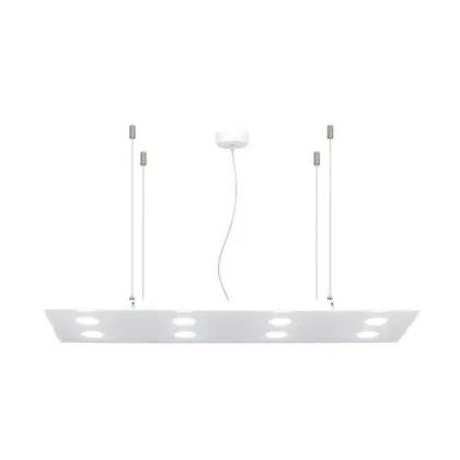 Zdjęcie Minimalistyczna duża lampa wisząca z punktowymi światłami