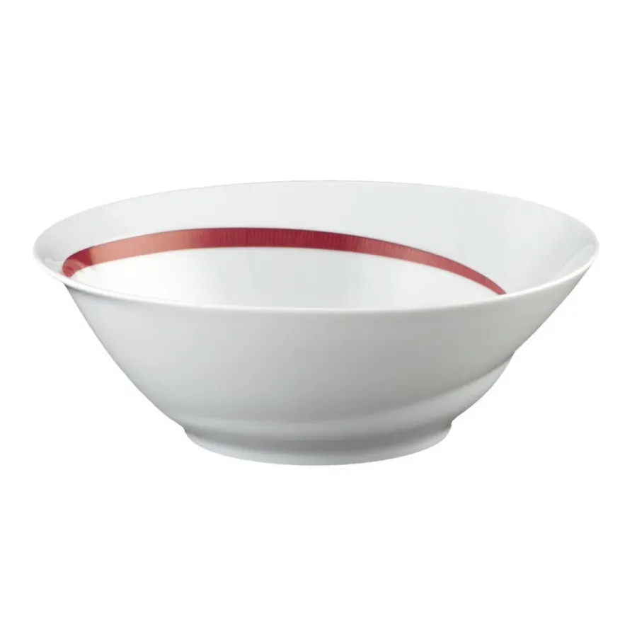 obrazek 1 Stylowa okrągła duża miska z porcelany 25 cm z Niemiec - Seltmann Weiden