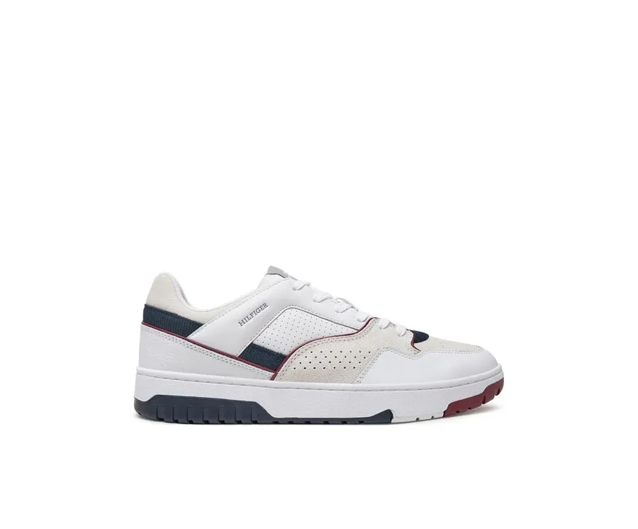 obrazek 1 Tommy Hilfiger Sneakersy Th Basket Modern Street Lth FM0FM05211 Biały