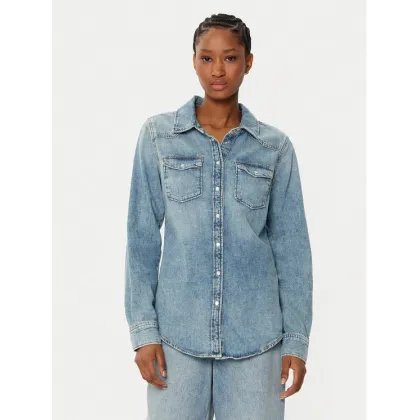 Zdjęcie Tommy Hilfiger Koszula jeansowa WW0WW43730 Niebieski Slim Fit