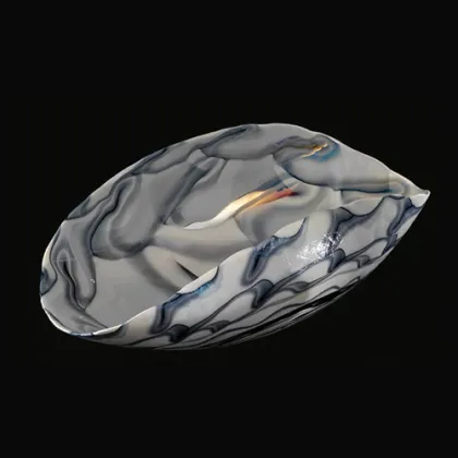 Zdjęcie Niezwykle oryginalna misa ze szkła murano