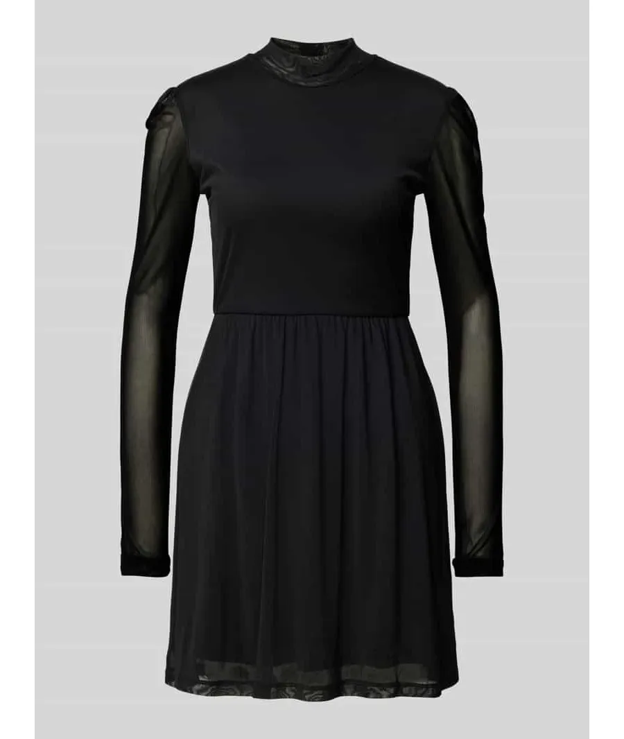 obrazek 1 Sukienka mini z półprzejrzystymi rękawami model ‘ERICA’