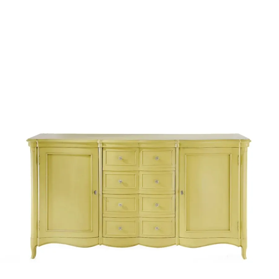 obrazek 1 Piękna komoda z dwoma drzwiami i czterema szufladami H.100xL.178xP.52 cm