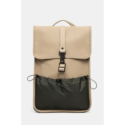 Zdjęcie Rains plecak Mix Backpack Mini kolor beżowy duży gładki 14280