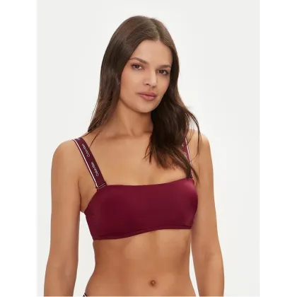 Zdjęcie Calvin Klein Swimwear Góra od bikini KW0KW02731 Bordowy