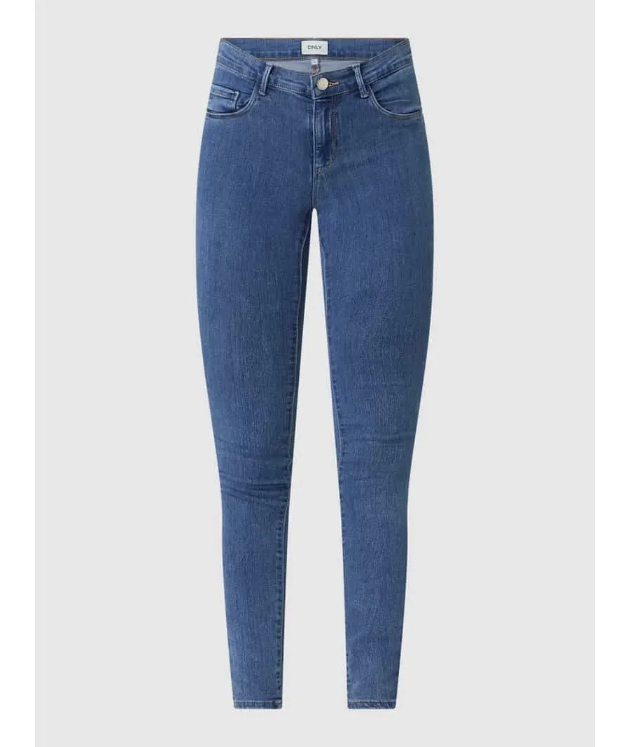 obrazek 1 Jeansy o kroju skinny fit z mieszanki wiskozy model ‘Rain’