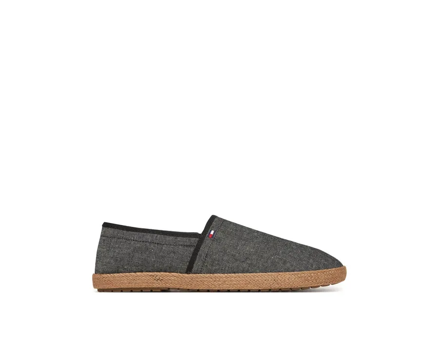 obrazek 1 Tommy Hilfiger Espadryle Hilfiger Chambray Espadrille FM0FM05391 Czarny