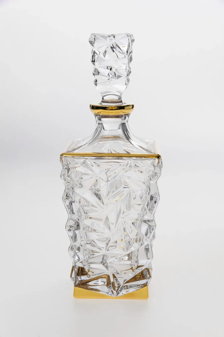 obrazek 1 Dekoracyjna karafka do whisky - elementy w kolorze złotym