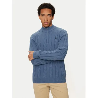 Zdjęcie U.S. Polo Assn. Sweter MUP3697 Niebieski Regular Fit