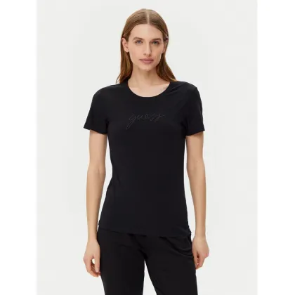 Zdjęcie Guess T-Shirt O5GI02 KBBU1 Czarny Regular Fit