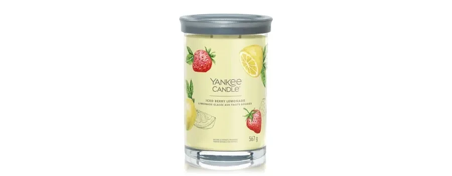 obrazek 1 Yankee Candle Iced Berry Lemonade Signature Large Tumbler Świeca zapachowa 567 g