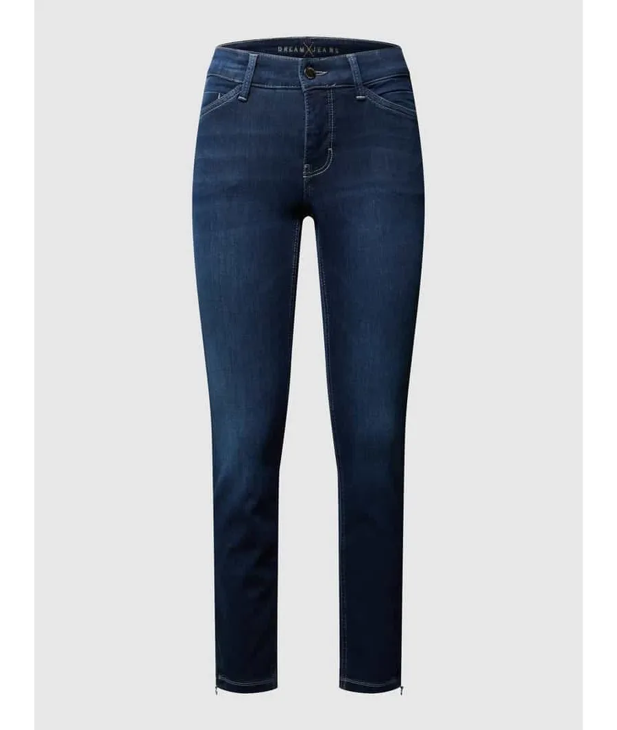 obrazek 1 Jeansy w dekatyzowanym stylu o kroju skinny fit