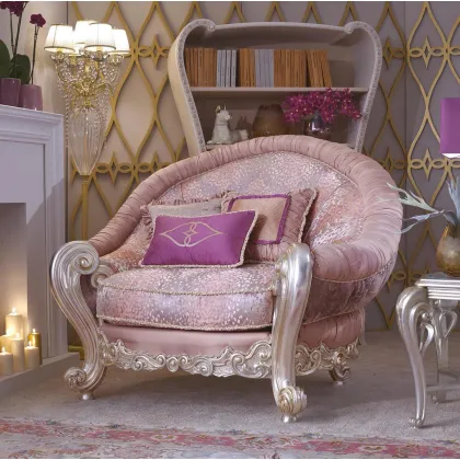 Zdjęcie Prestiżowy różowy fotel - Morello Gianpaolo
