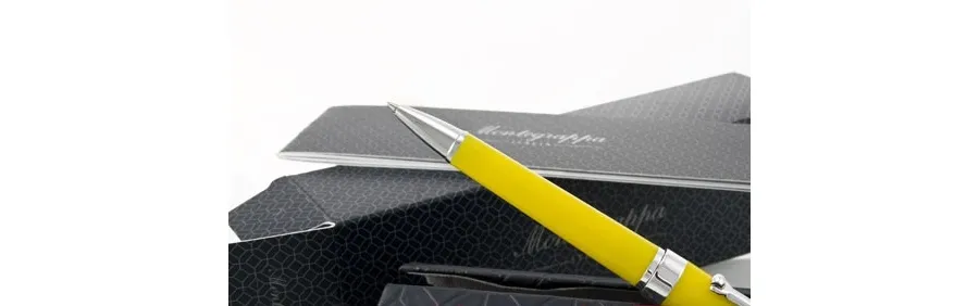 obrazek 3 Yellow Parola Ballpoint Pen Montegrappa