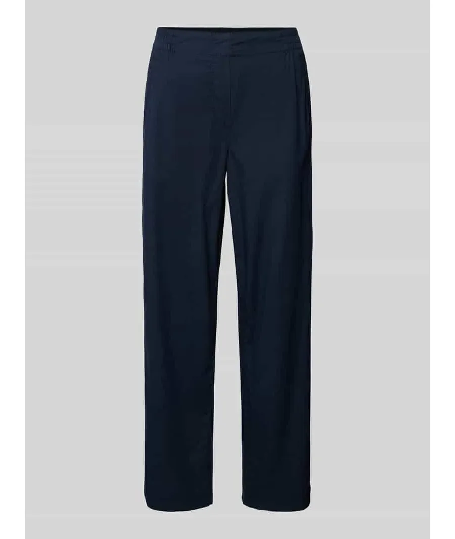 obrazek 1 Spodnie o kroju regular fit w jednolitym kolorze