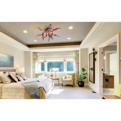 Picture Elegant ceiling lamp made of Murano glass - Lucevetro