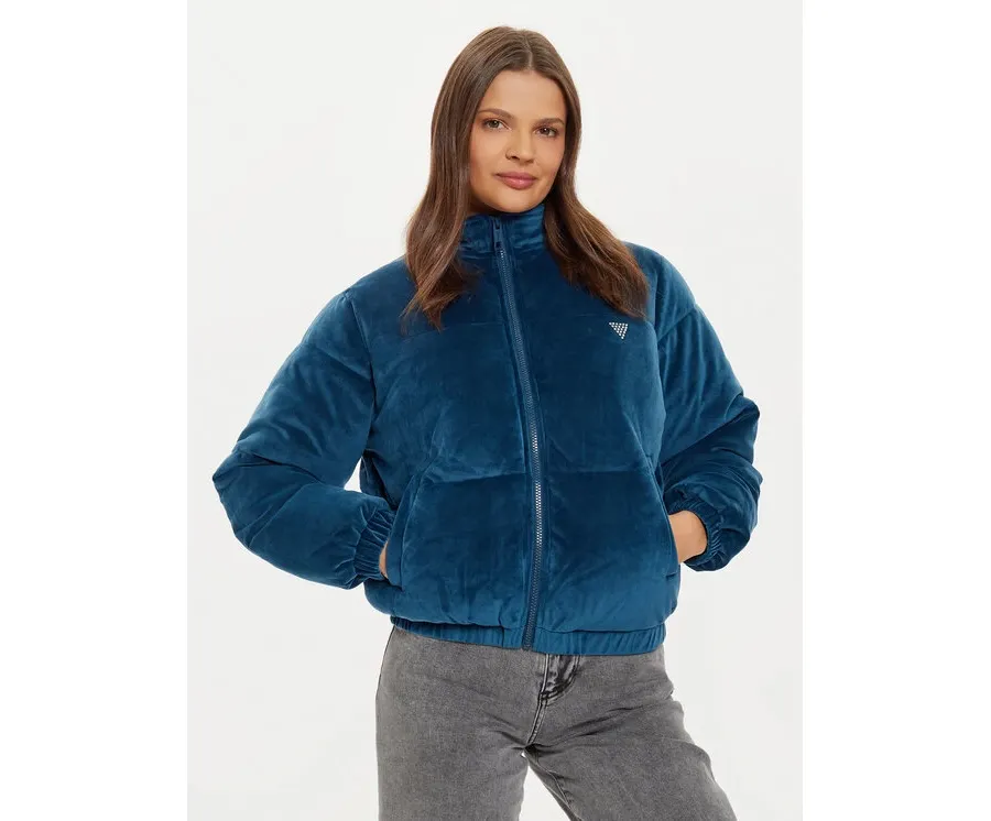 obrazek 1 Guess Kurtka zimowa V4BL03 KBXI2 Niebieski Regular Fit