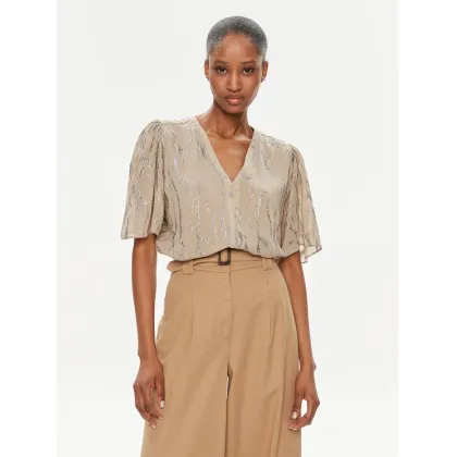 Zdjęcie Bruuns Bazaar Bluzka Majlys BBW3952 Beżowy Regular Fit