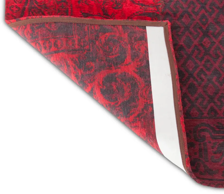 obrazek 4 Nieszablonowy czerwony dywan patchwork - RED 8014