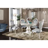 Picture Luxurious dinner table in an antique style for a unique interior – Morello Gianpaolo