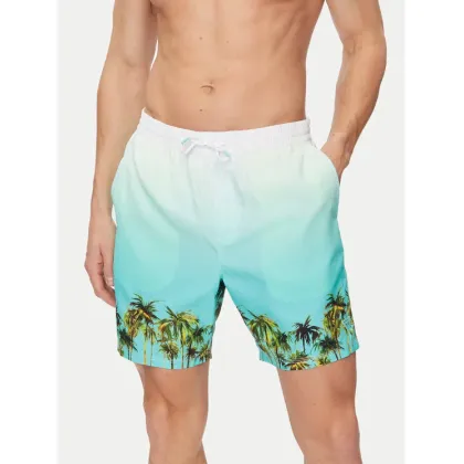 Zdjęcie Guess Szorty kąpielowe F4GT18 WG2A2 Niebieski Regular Fit