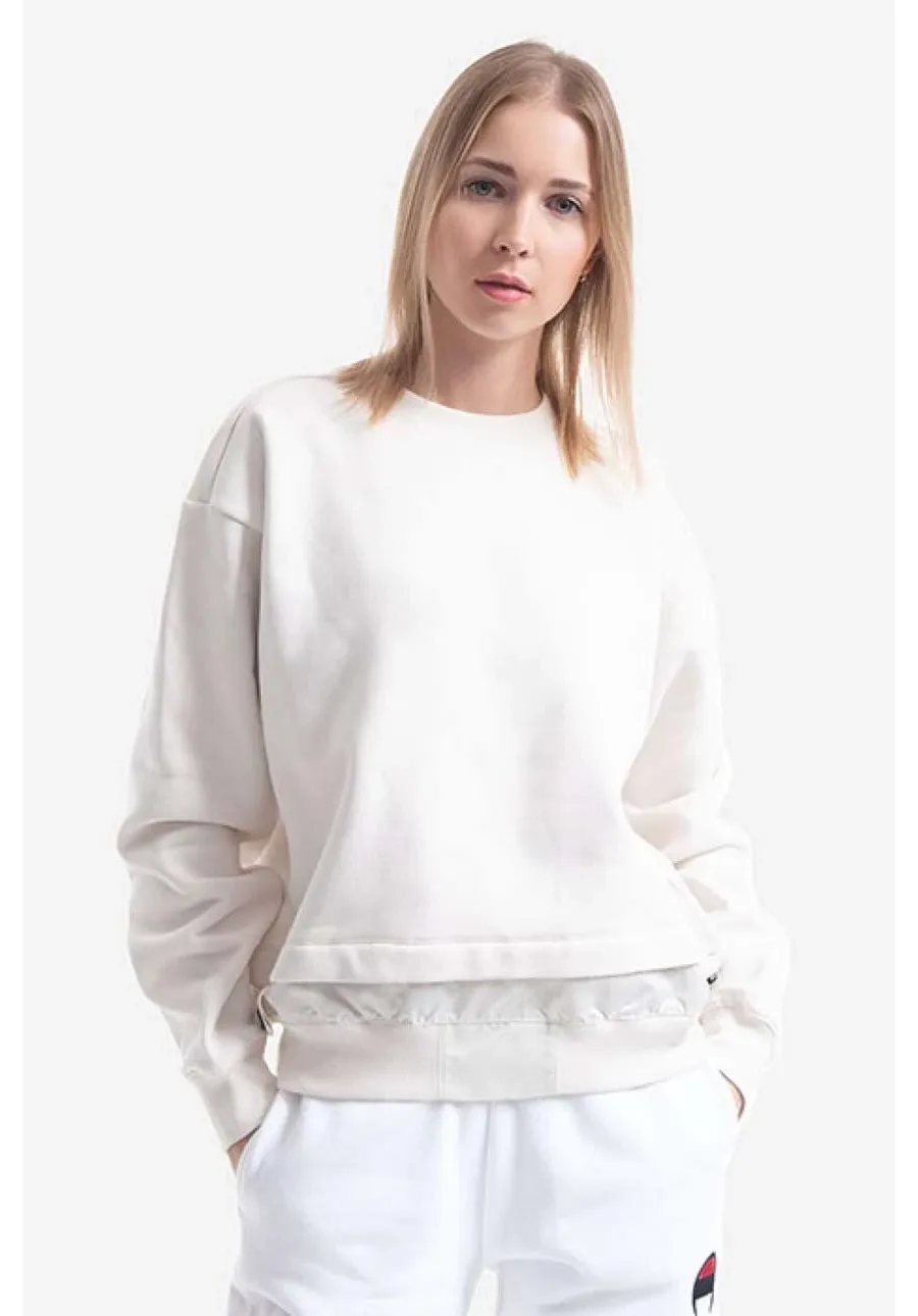 obrazek 1 Champion bluza Crewneck Sweatshirt 114665 ES001 damska kolor beżowy gładka 114665-ES001