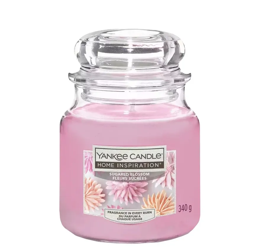 obrazek 1 Yankee Candle Home Inspiration Świeca Sugared Blossom Średnia 340 g