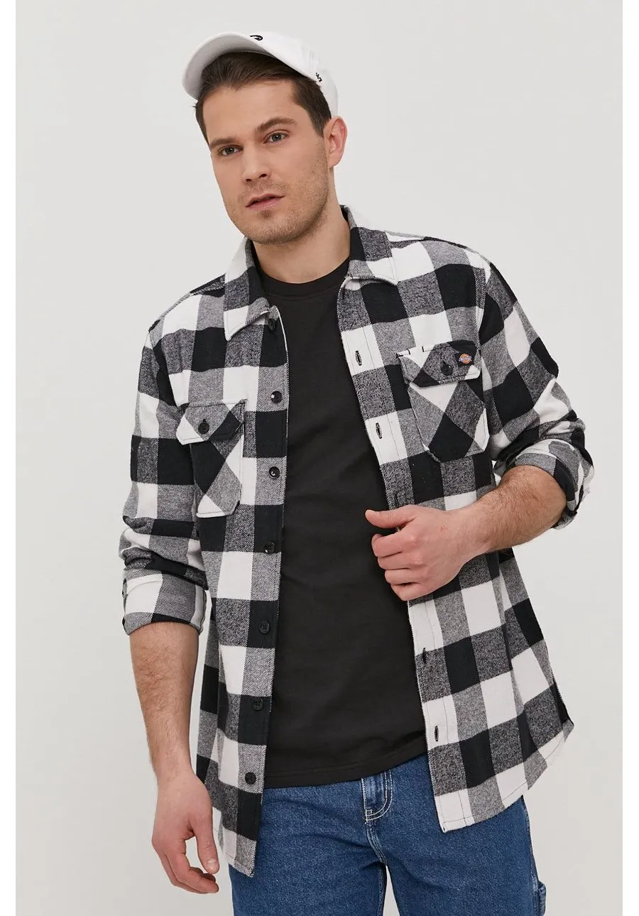 obrazek 1 Dickies Koszula męska kolor czarny regular z kołnierzykiem klasycznym DK0A4XDZBLK-BLACK