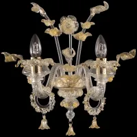 Picture Luxurious glass wall lamp straight from Italy - handmade Murano glass