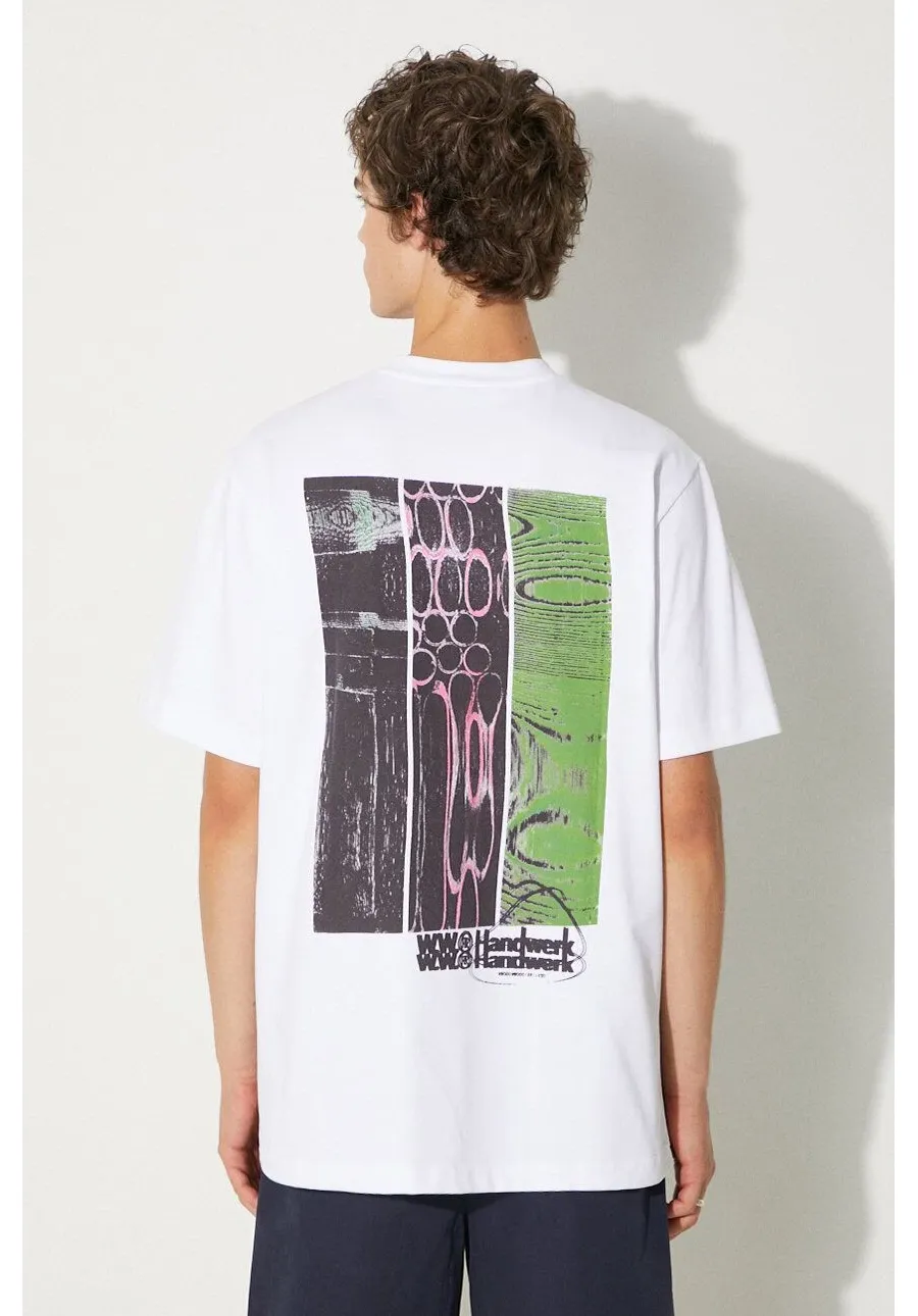 obrazek 1 Wood Wood t-shirt bawełniany kolor biały z nadrukiem 12245706.2106-WHITE