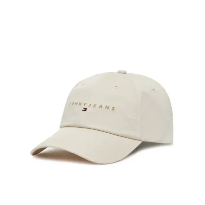Zdjęcie Tommy Jeans Czapka z daszkiem Linear Logo Cap AM0AM12958 Beżowy