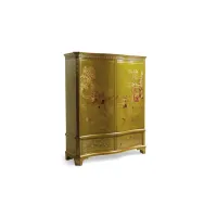 Picture An extremely decorative wardrobe made of beech wood