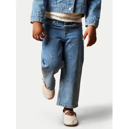 Zdjęcie NAME IT Jeansy Rose 13238642 Niebieski Wide Leg