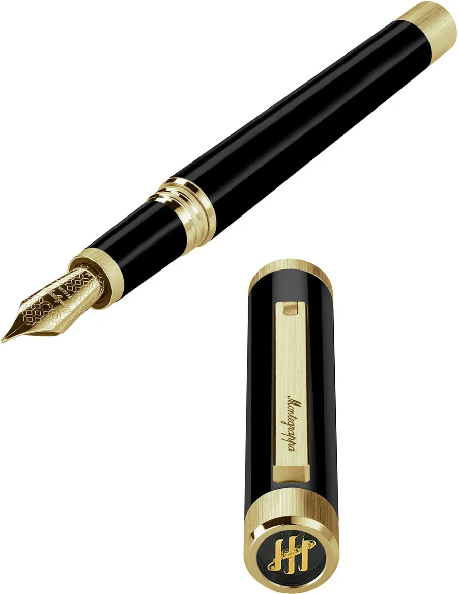 obrazek 4 Eleganckie pióro wieczne Zero Yellow Gold IP