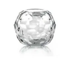 Zdjęcie Włoski pojemnik na szczoteczki ręcznie cięty z polerowanego kryształu fume - Il Paralume Marina