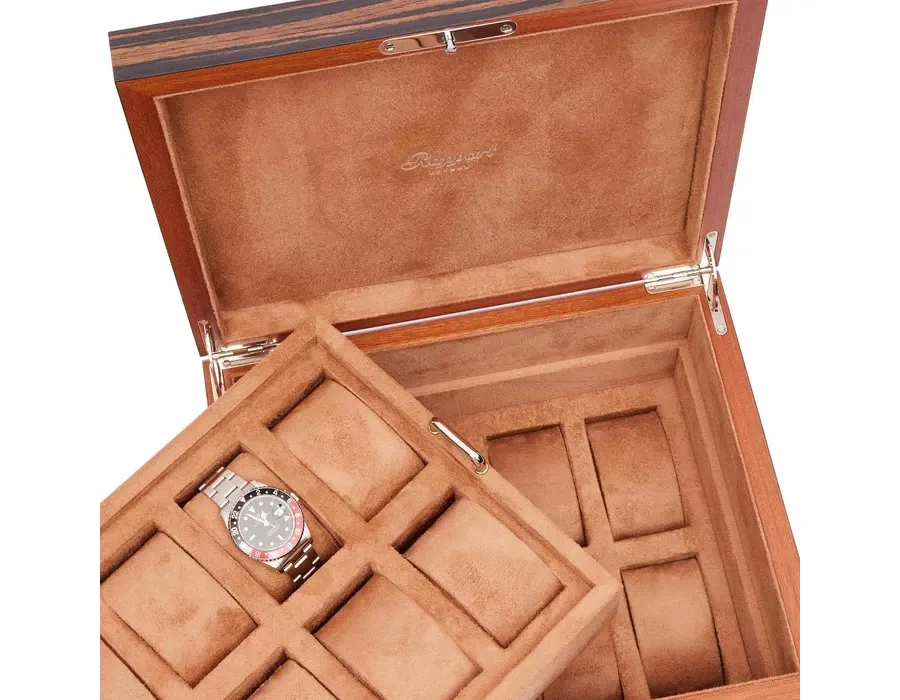 obrazek 6 Drewniane pudełko na 16 zegarków