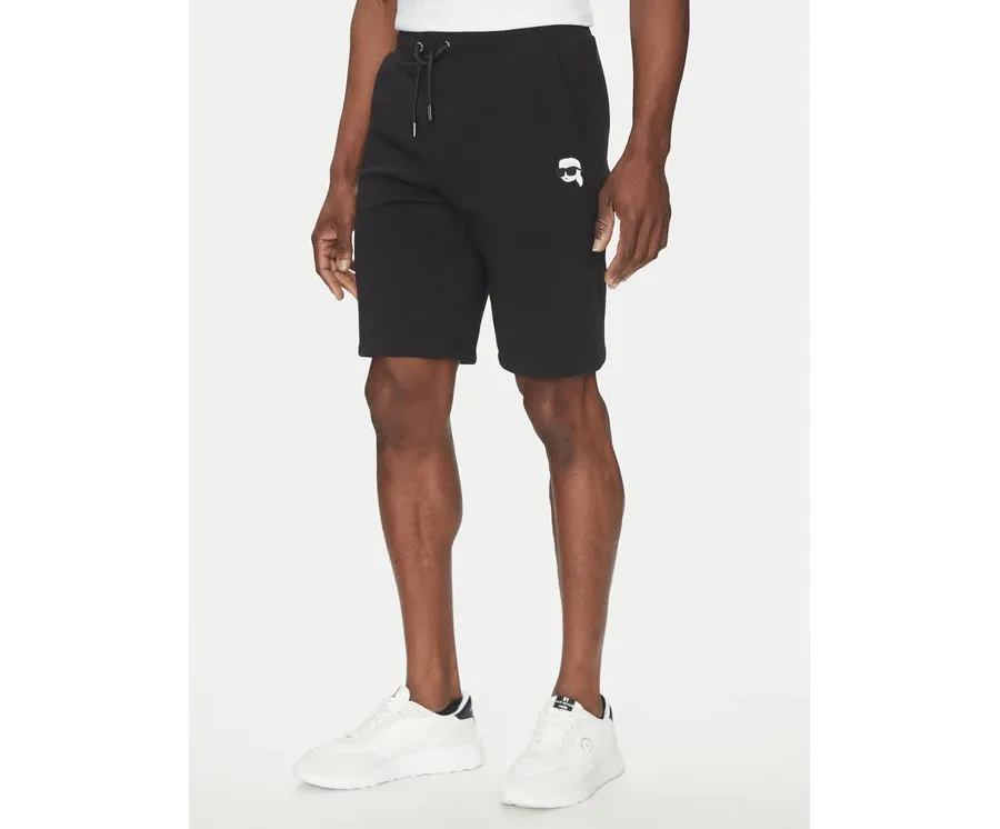 obrazek 1 KARL LAGERFELD Szorty sportowe 705014 552900 Czarny Regular Fit