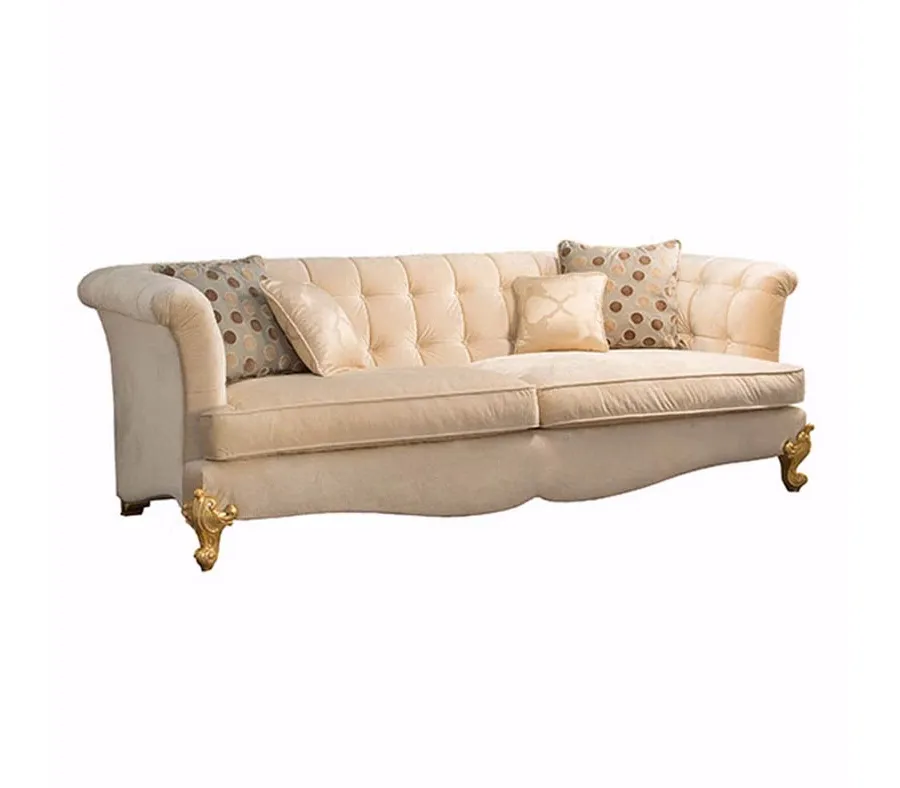 obrazek 4 Ekskluzywna 3-osobowa sofa w stylu klasycznym - Stella del Mobile