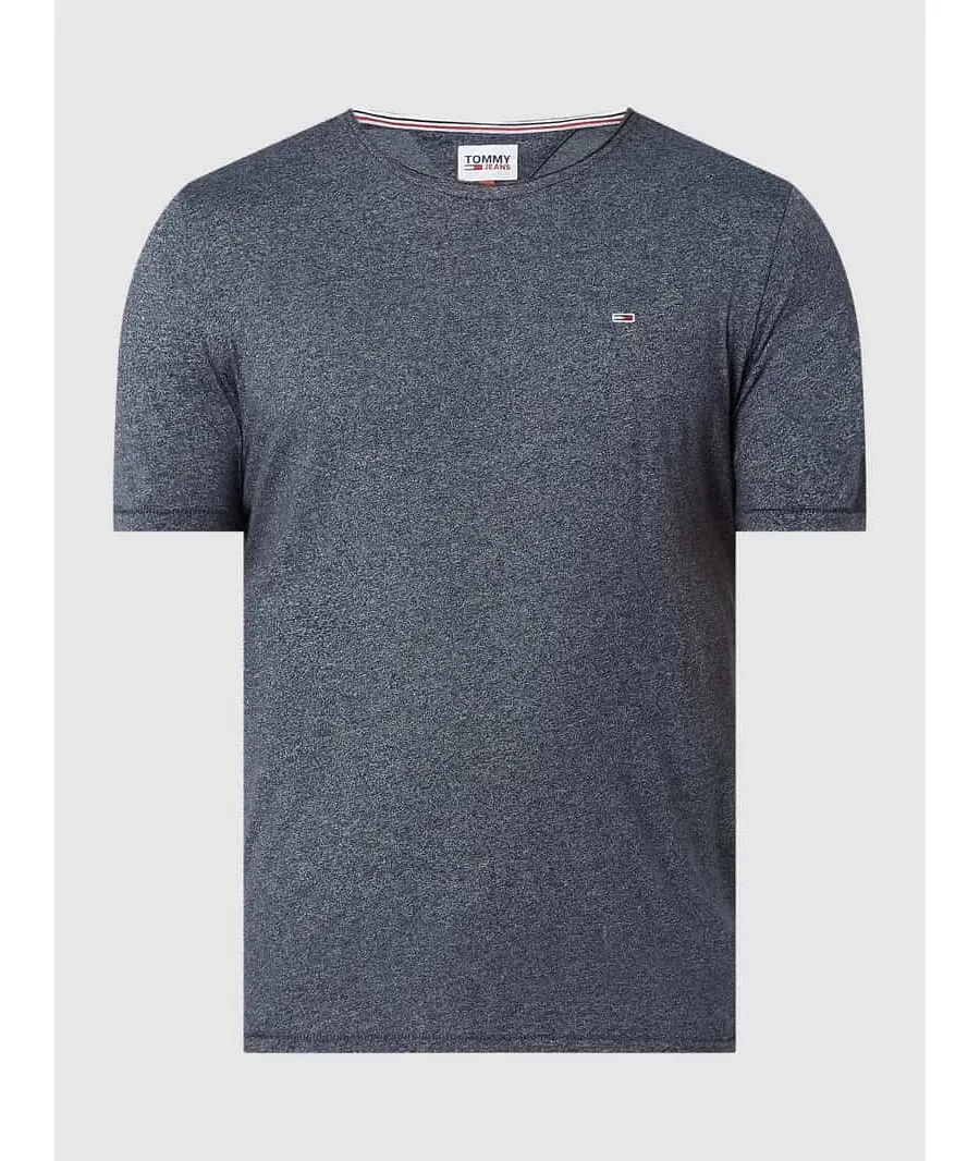 obrazek 1 Tommy Jeans T-Shirt Jaspe DM0DM09586 Granatowy Slim Fit