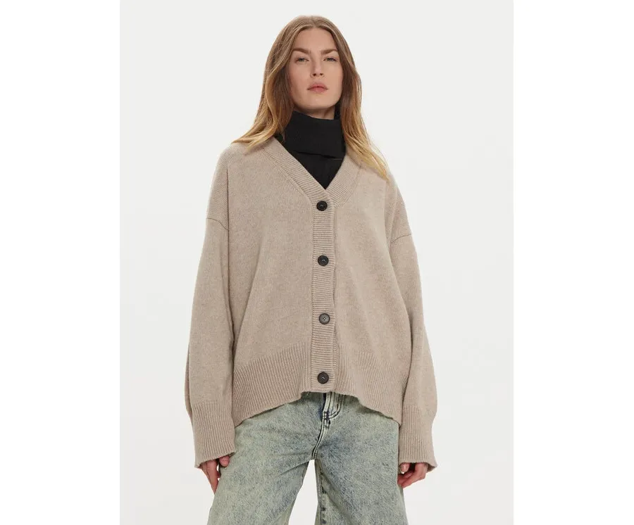 obrazek 1 ViCOLO Kardigan 55007S Brązowy Regular Fit