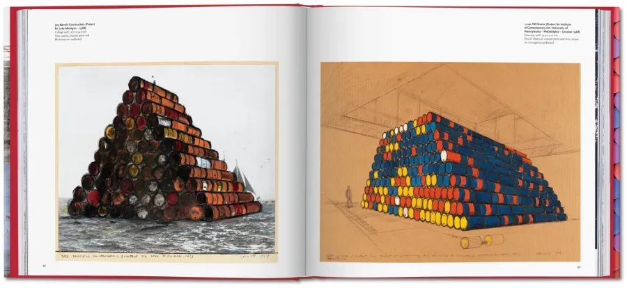 obrazek 2 Książka Christo and Jeanne-Claude. Barrels and The Mastaba 1958–2018 - Taschen